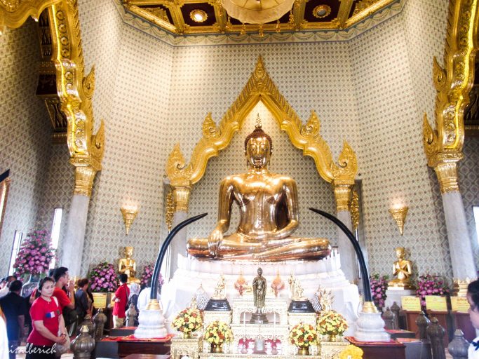 Buda de oro Wat Traimit Bangkok