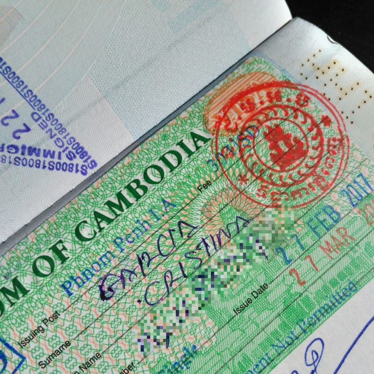 Visa Camboya