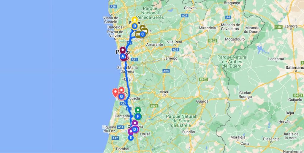 ruta portugal 9 dias