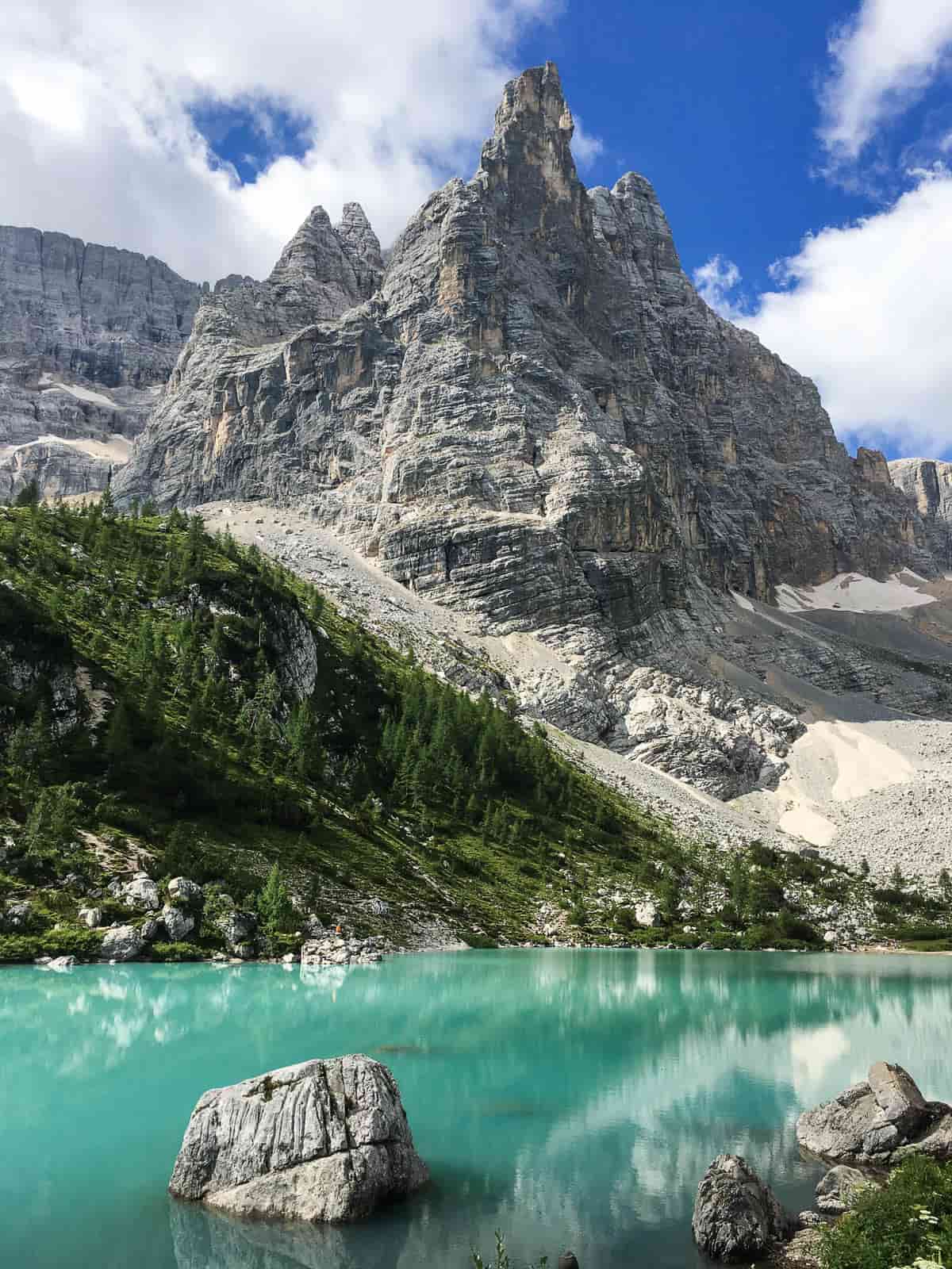 ruta lago di sorapis dolomitias