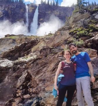 ruta laughing falls y twin falls yoho national park
