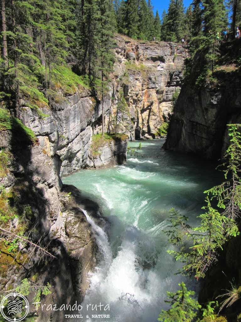 como llegar maligne canyon jasper