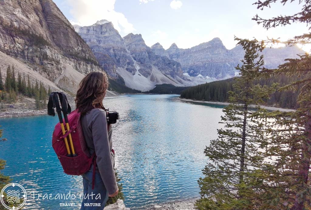 moraine lake aterdecer