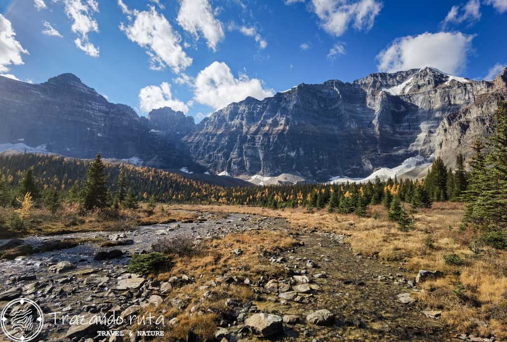 ruta paradise valley banff national park