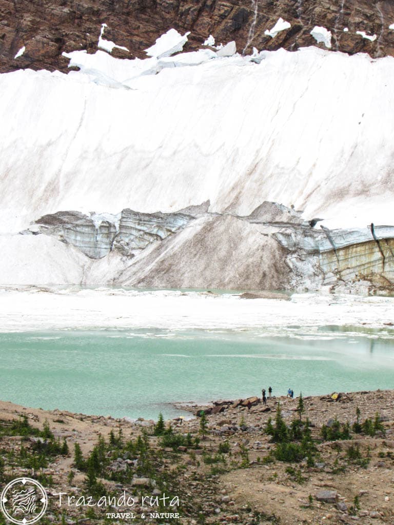 rutas senderismo jasper edith cavell glaciar