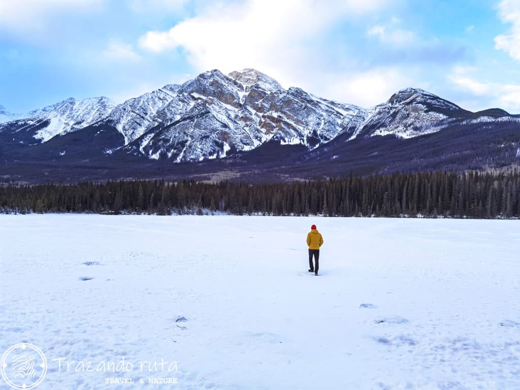 que ver en jasper pyramid lake y mountain