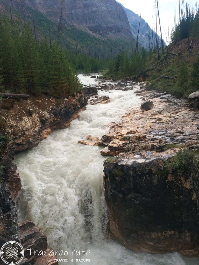 como visitar marble canyon kootenay