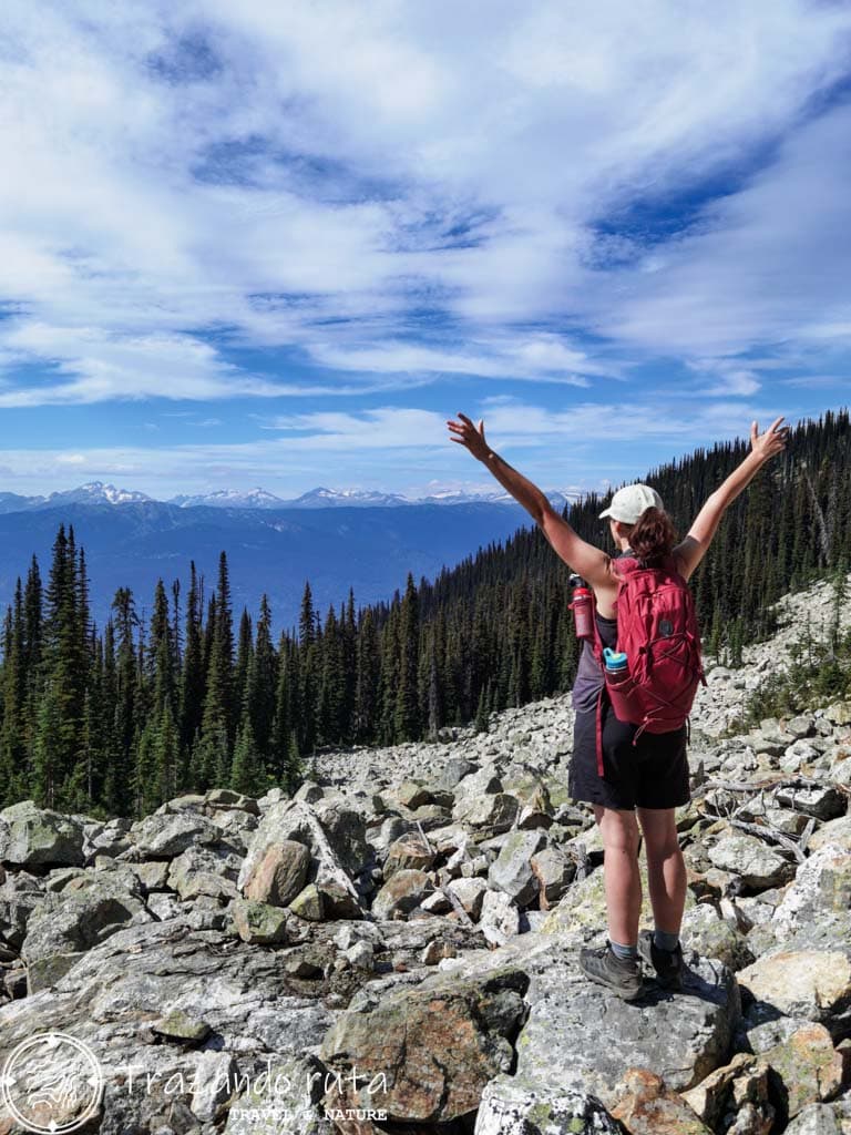 ruta lago eva y miller revelstoke