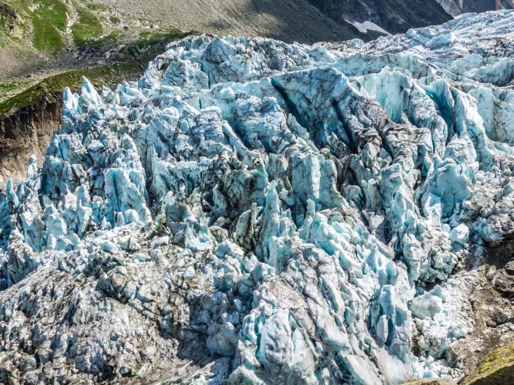 ruta glaciar argentière chamonix
