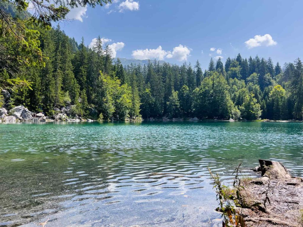 ruta lac vert lago verde passy