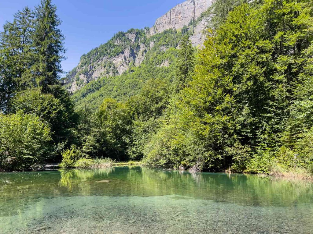 lac du plan des lacs sixt fer a cheval