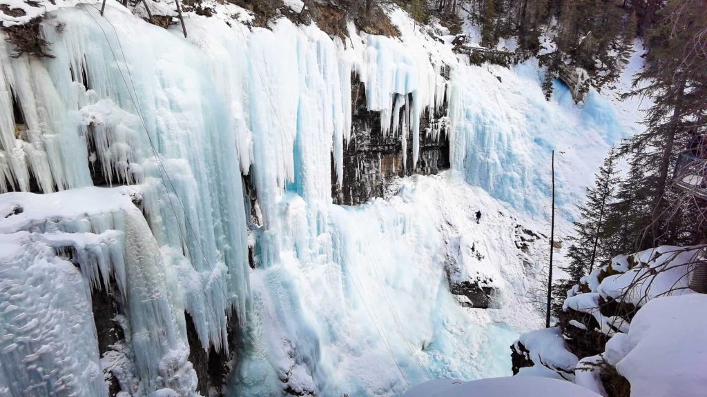 rutas invernales banff y canmore