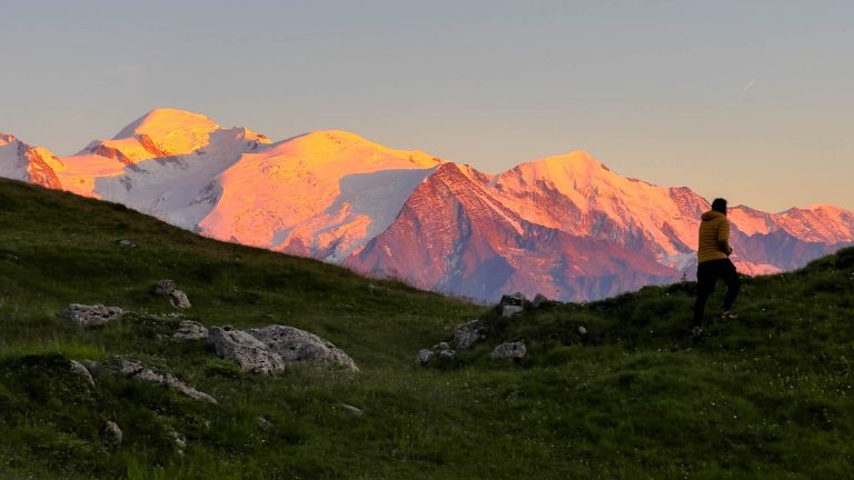 tour de las agujas rojas alpes franceses
