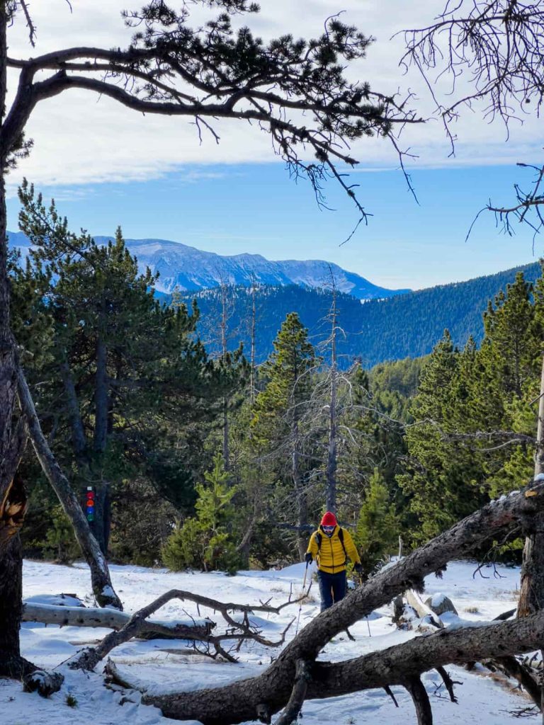 excursiones raquetas la cerdanya estany de l'orri