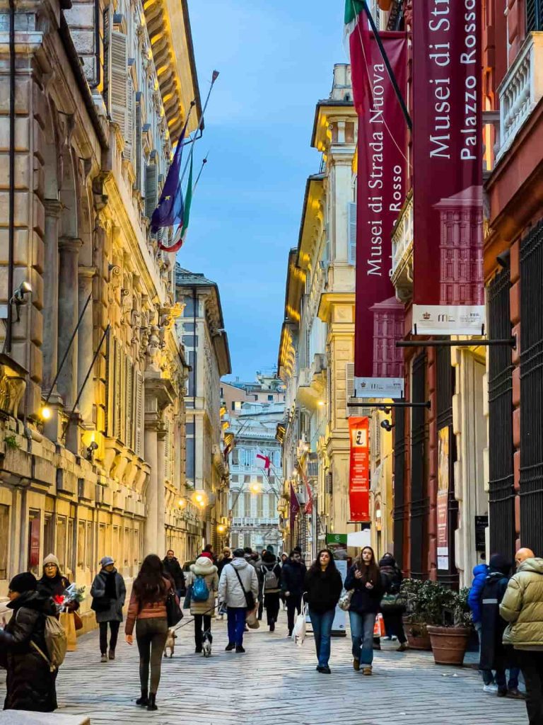 via garibaldi genova palacios