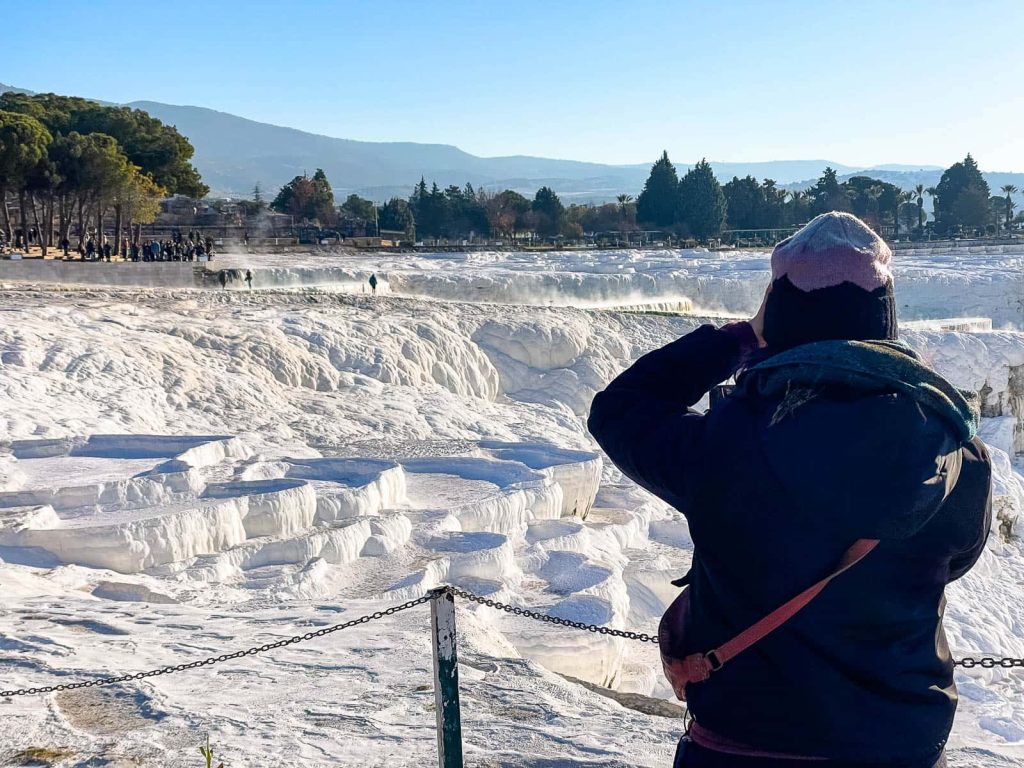 castillo de algodón pamukkale