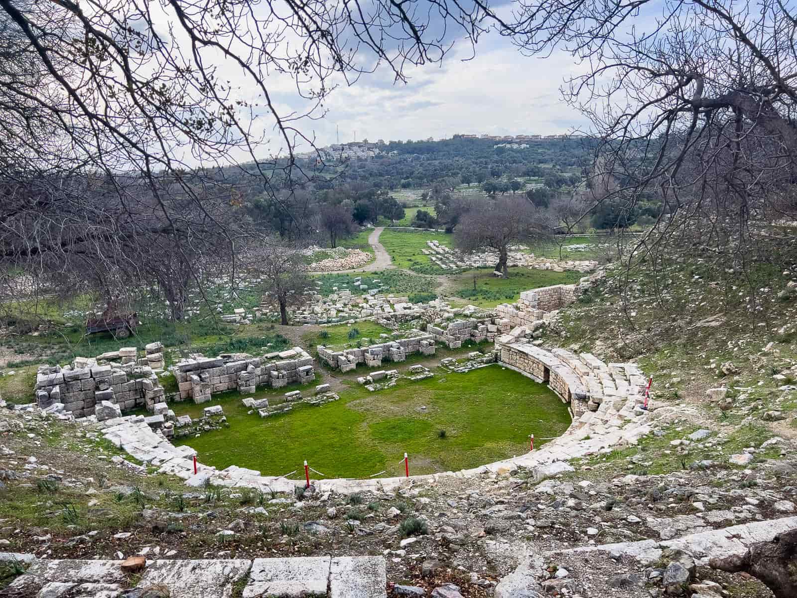 teatro ruinas de theos turquia
