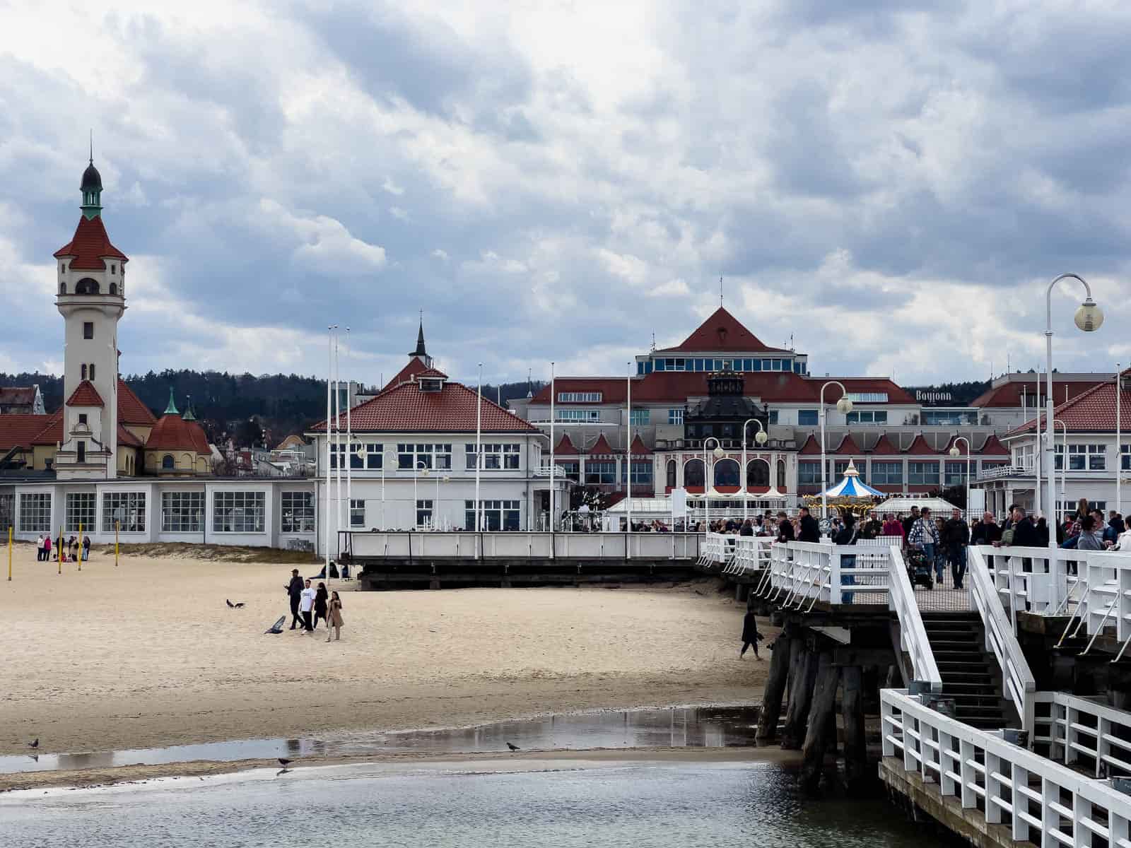 muelle de madera de sopot