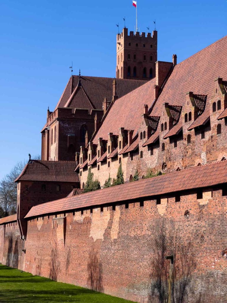 fosos del castillo de malbork