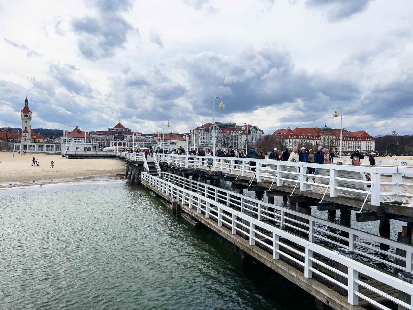 muelle de madera de sopot