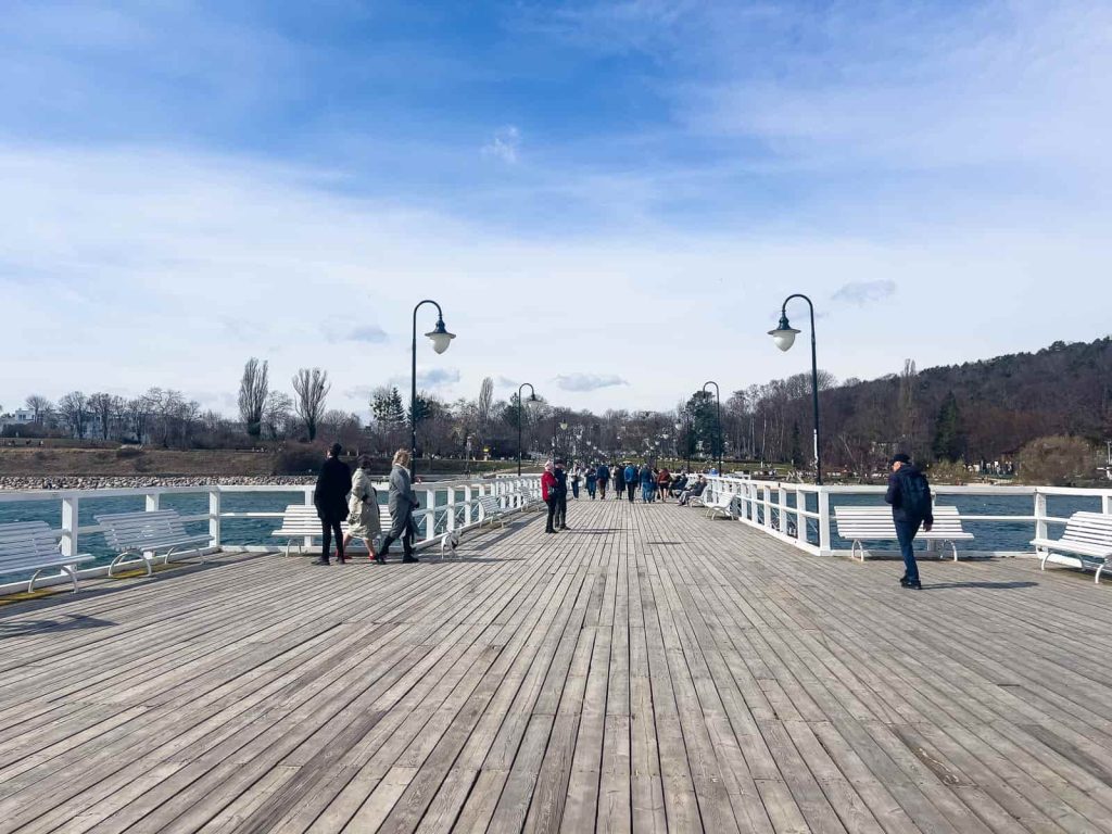 muelle de madera de orlowo