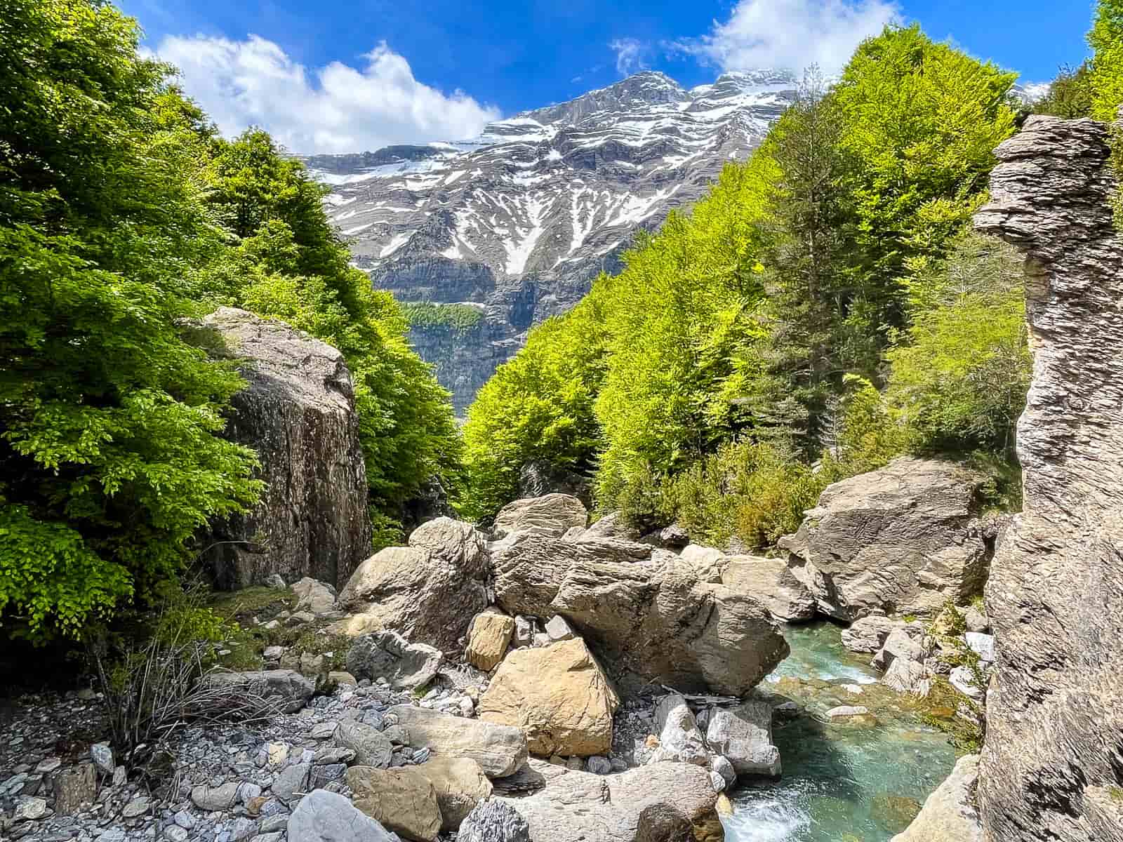 ruta cascada del cinca valle de pineta