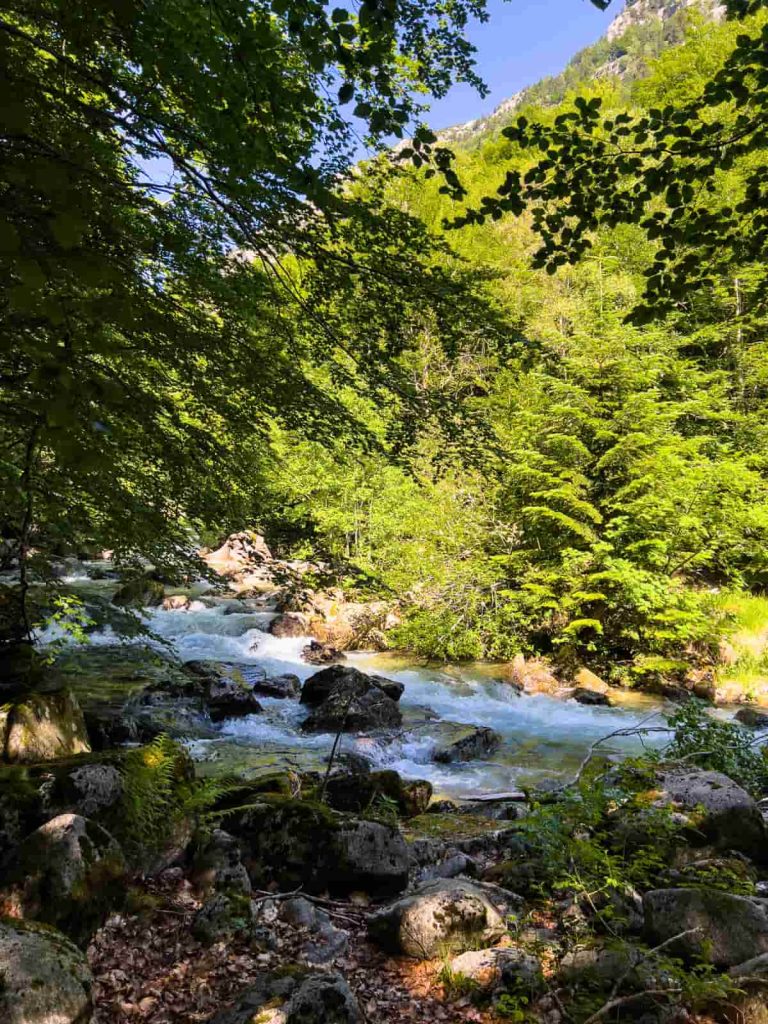 rio salenques, senderismo ribagorza