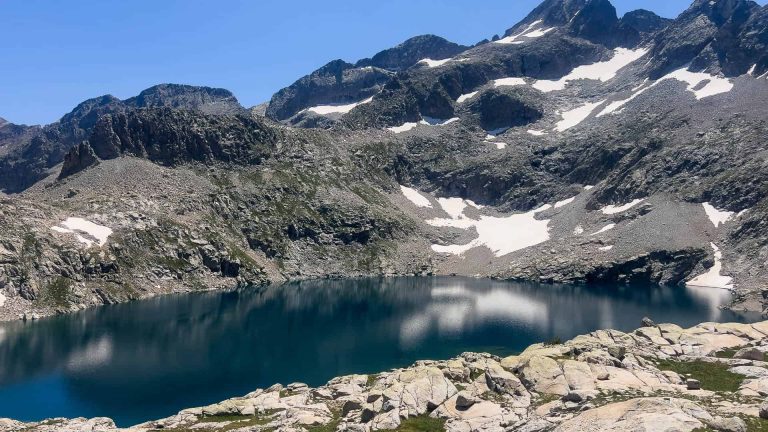 ruta ibones del pixon, solana, leners y millars, valle de chistau dentro del parque natural posets maladeta