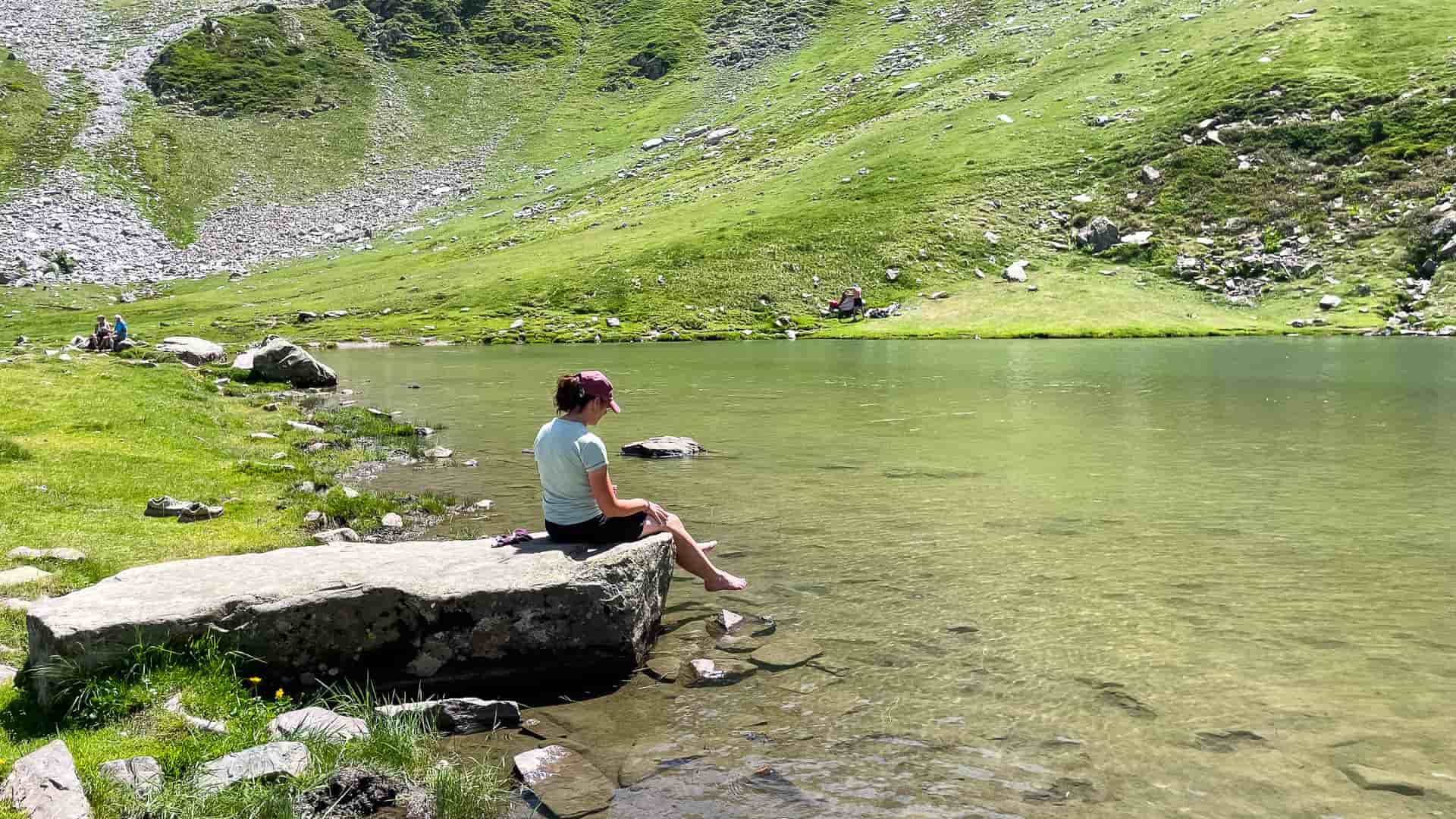 ruta al lac d'ansabère desde masousa, valle de aspe