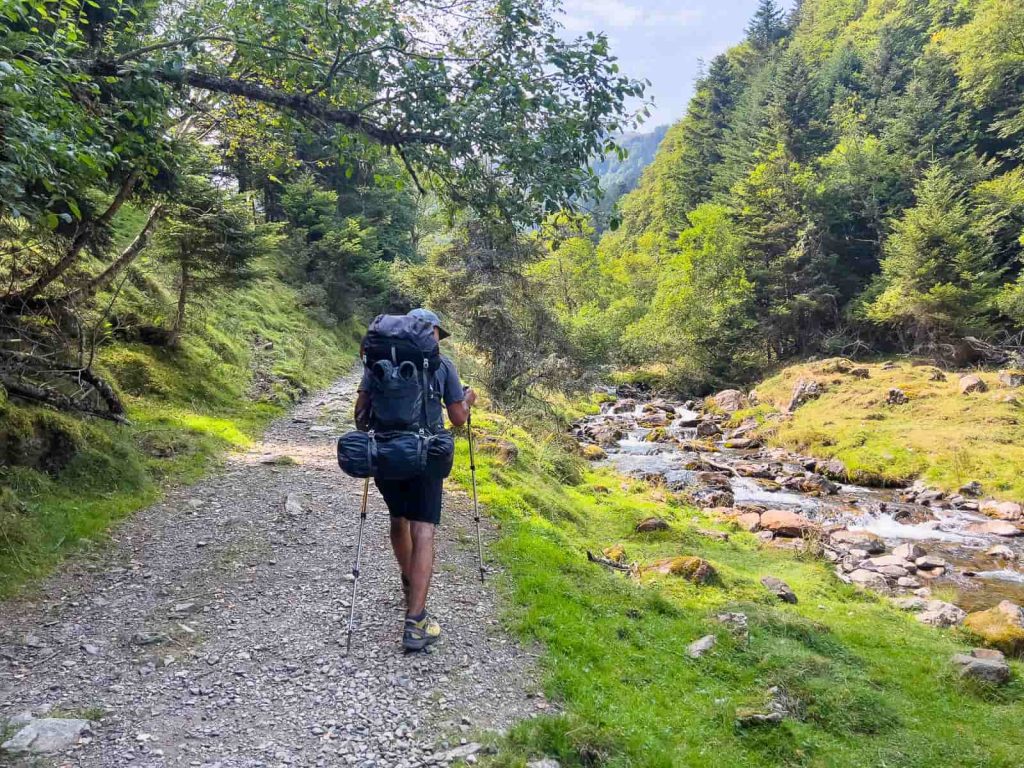 ruta al lac d'ourrec desde le chiroulet