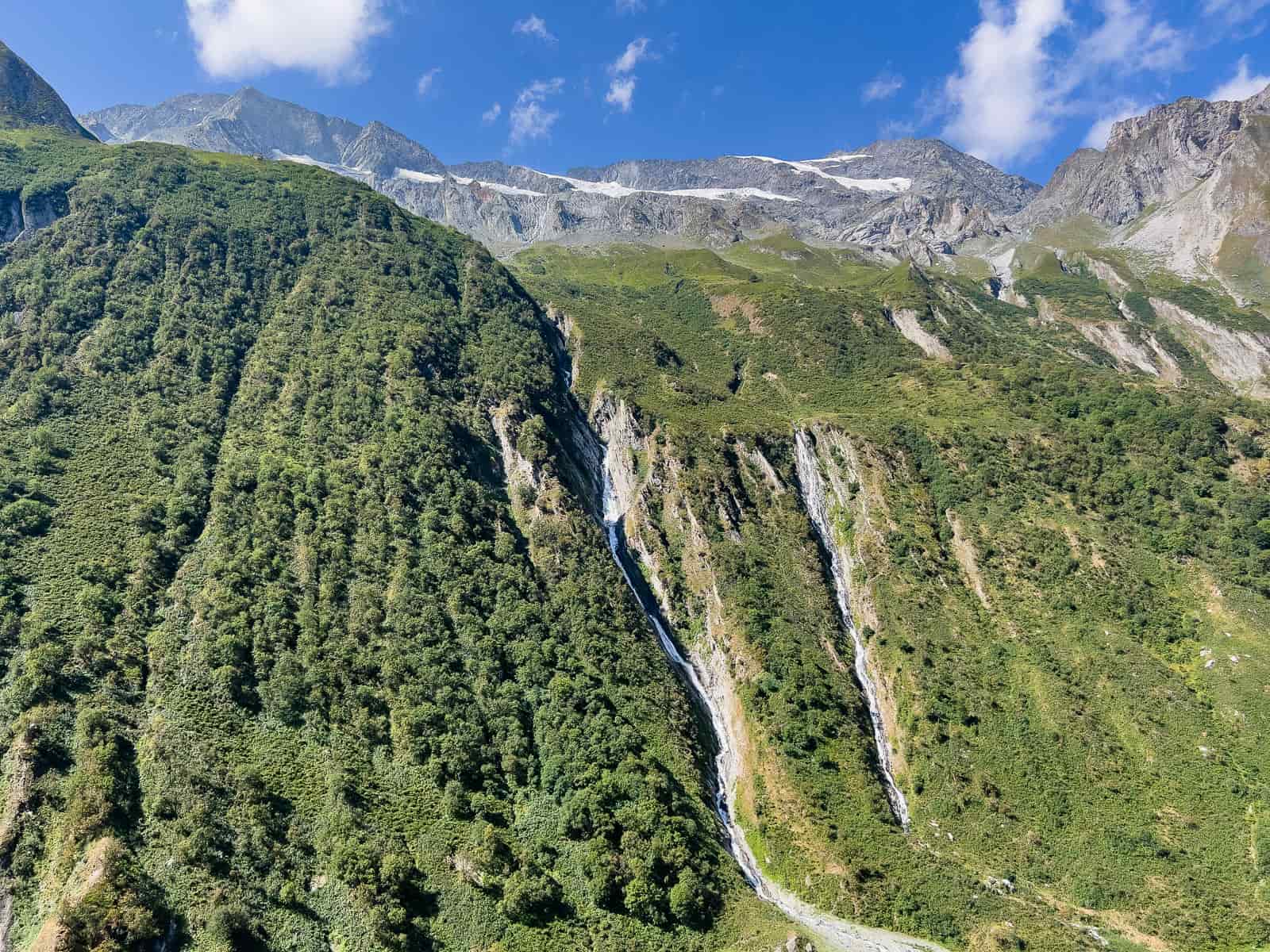 cascadas glaciares champagny