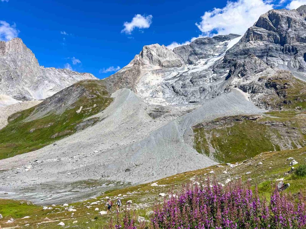 ruta col de la vanoise, glaciar grande casse