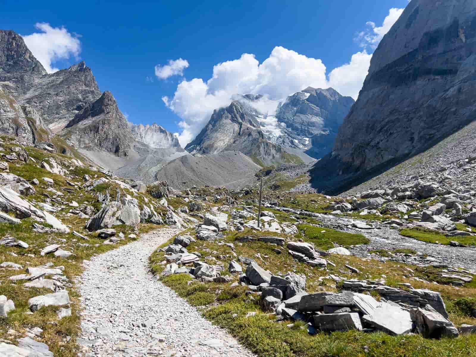 ruta col de la vanoise desde pralognan