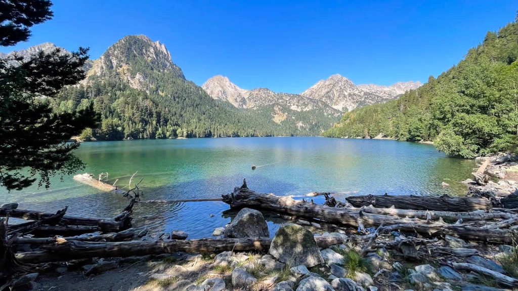 ruta estany de sant maurici y cascda de ratera, pn aigüestortes